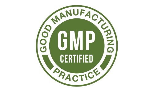 GMP certified facility badge